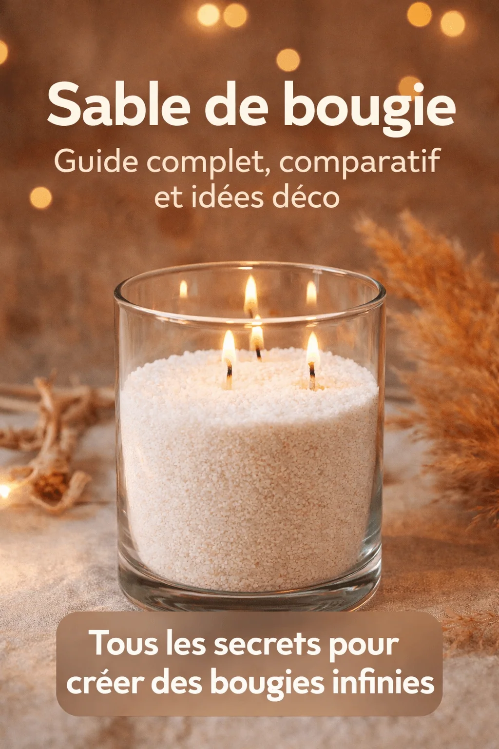 Sable de bougie parfumé : guide complet & inspirations déco