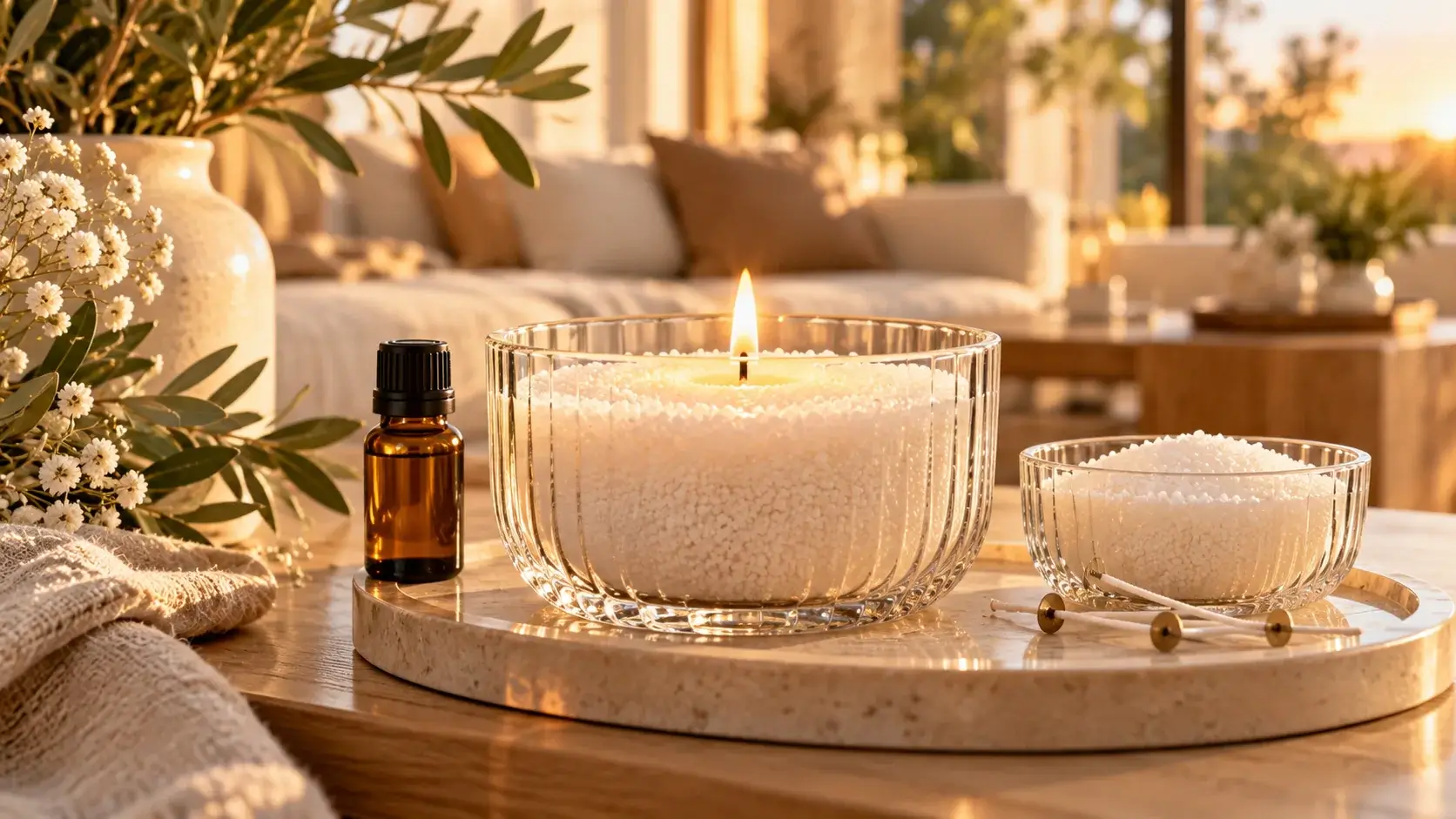 Comment utiliser le sable de bougie pour parfumer et décorer votre intérieur