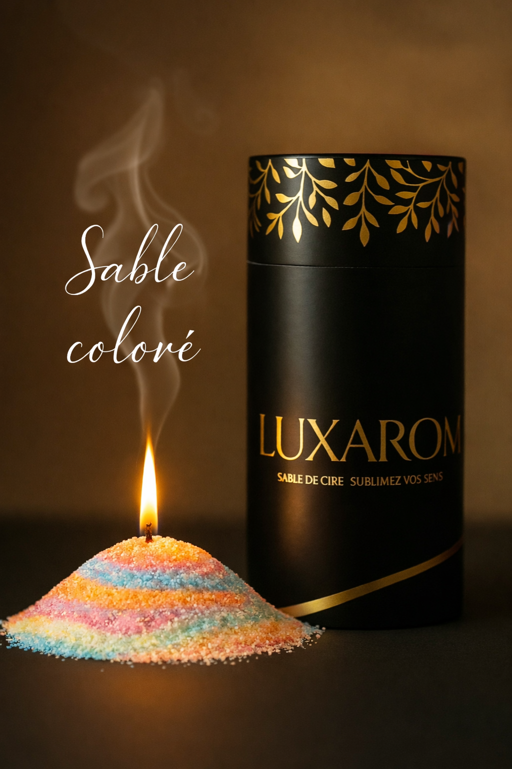 Sable de bougie nacré 500 g effet décoratif bougie éternelle