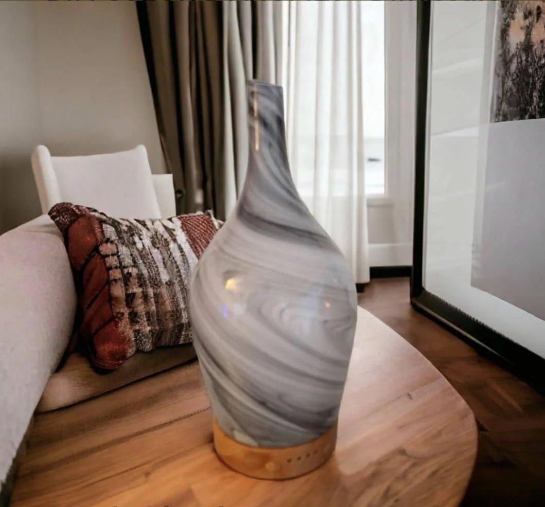 Diffuseur ultrason LED huiles essentielles ambiance zen