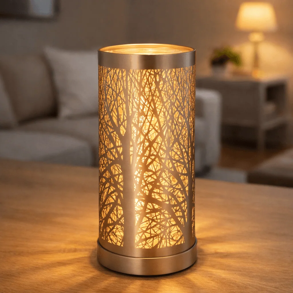 lampe diffuseur, diffuseur parfum maison, lumière led, décoration intérieure, ambiance cocooning, luxarom