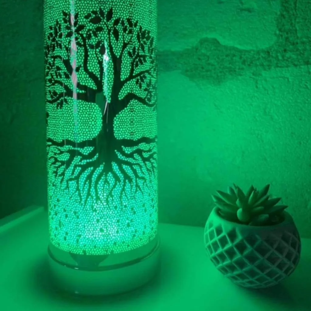 Lampe diffuseur parfum Arbre de vie LED 26 cm grand modèle