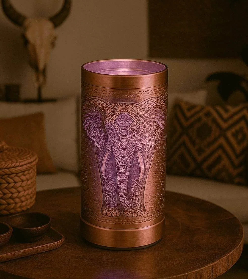 Lampe diffuseur parfum Éléphant LED feng shui 26 cm