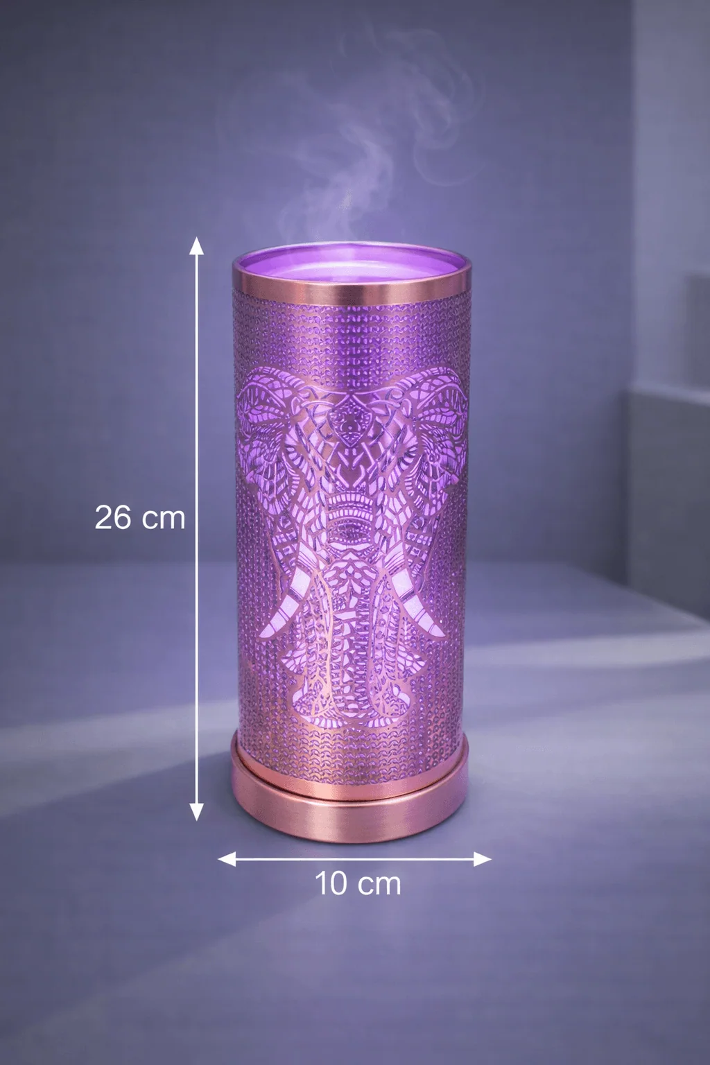 Lampe diffuseur parfum Éléphant LED feng shui 26 cm