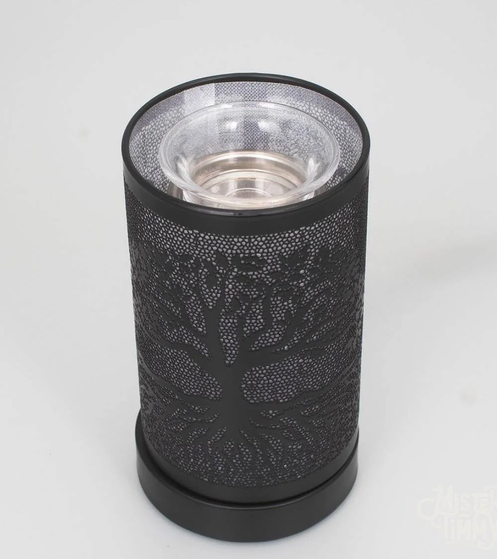 Lampe diffuseur parfum Arbre de vie LED bien-être 18 cm