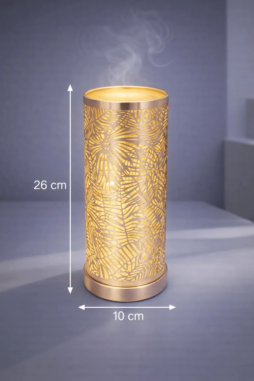 Lampe diffuseur parfum Jungle Monstera LED design 26 cm