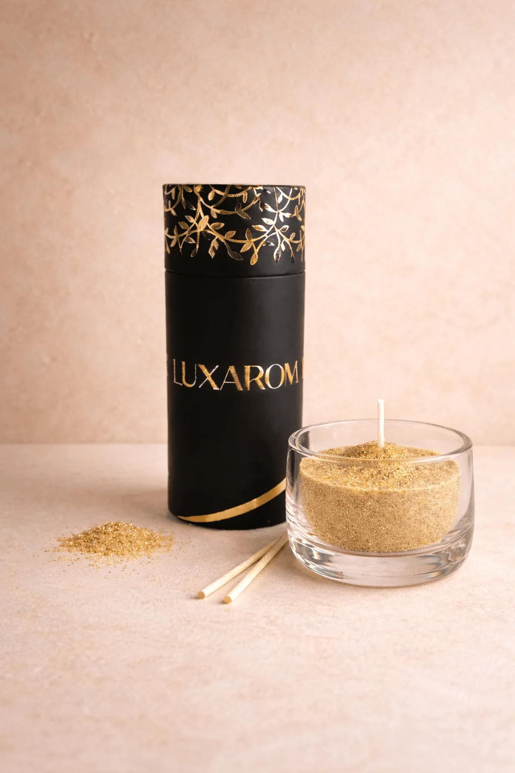 Sable de bougie nacré 500 g effet décoratif bougie éternelle