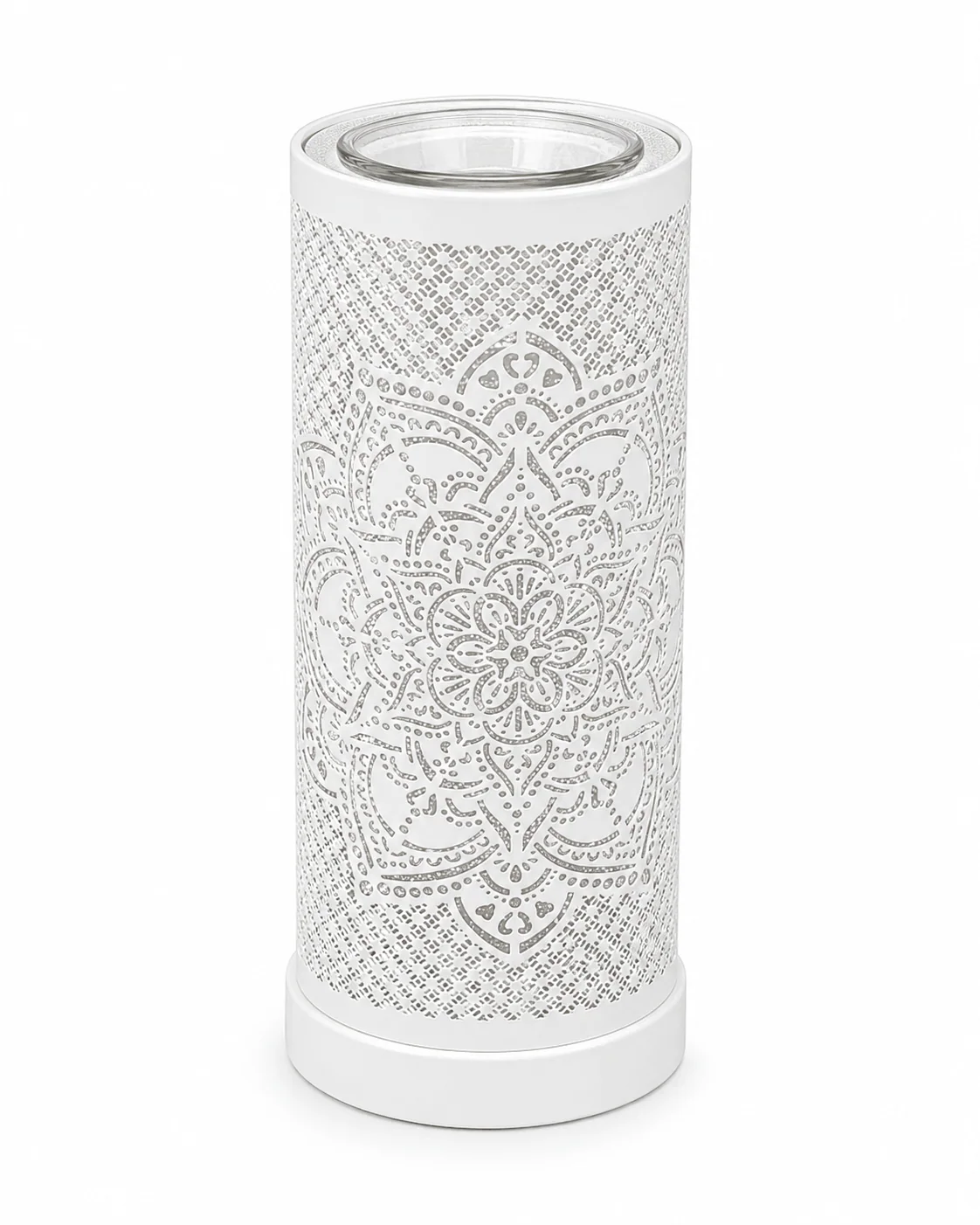 Lampe diffuseur parfum Mandala LED ambiance chic 26 cm